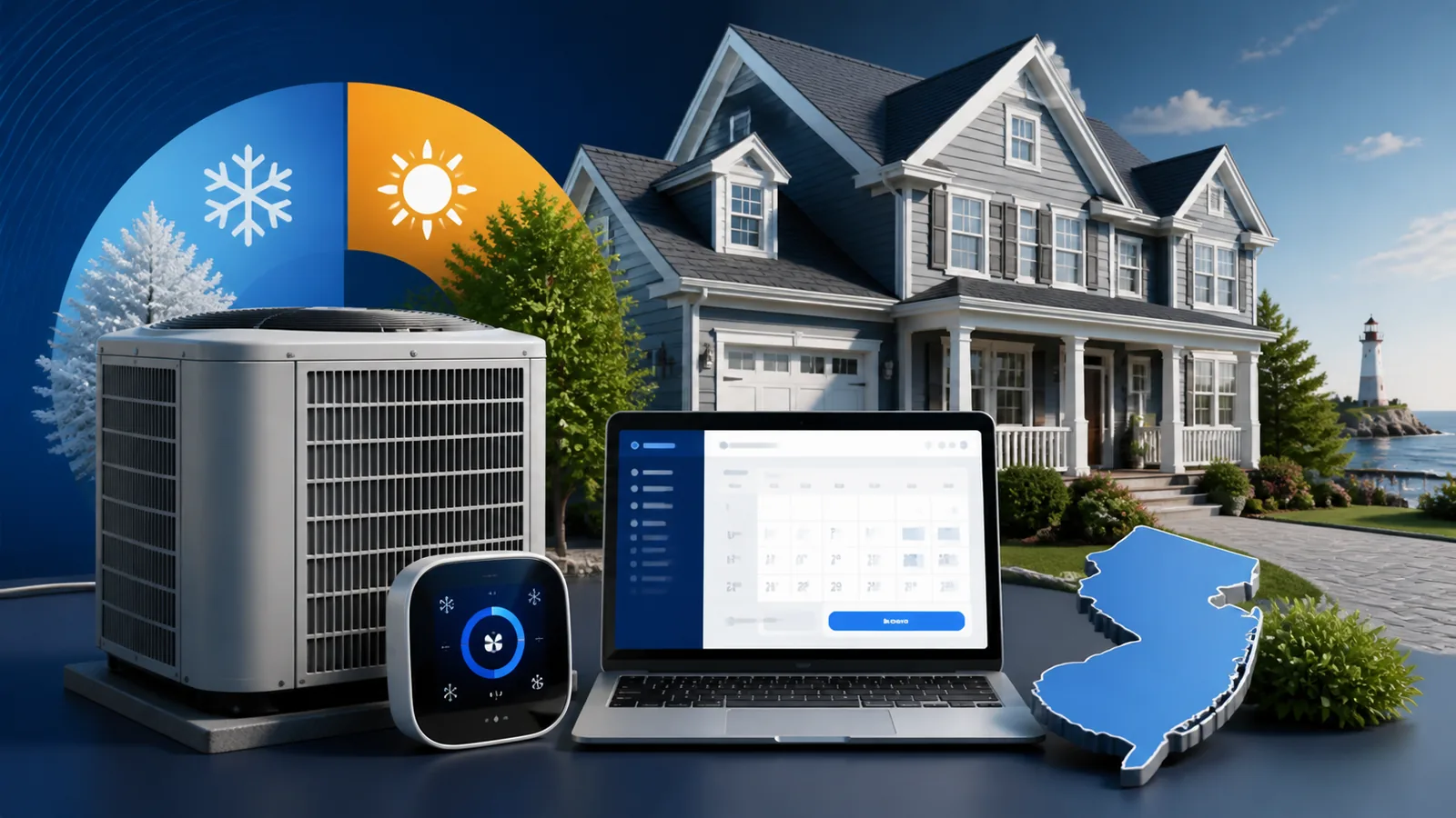 New Jersey HVAC Company Website: Book More Installation and Repair Leads