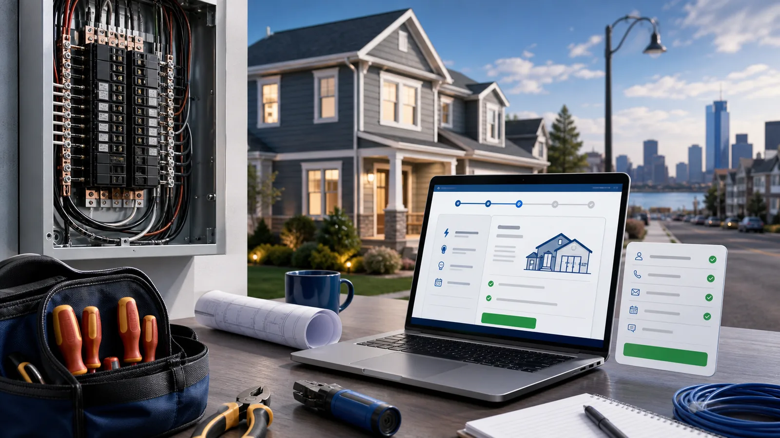New Jersey Electrician Website: Generate Residential and Commercial Leads