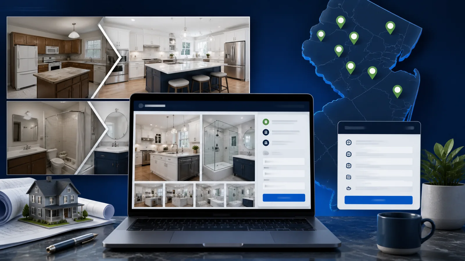 New Jersey Remodeling Contractor Website: Showcase Projects and Get Leads