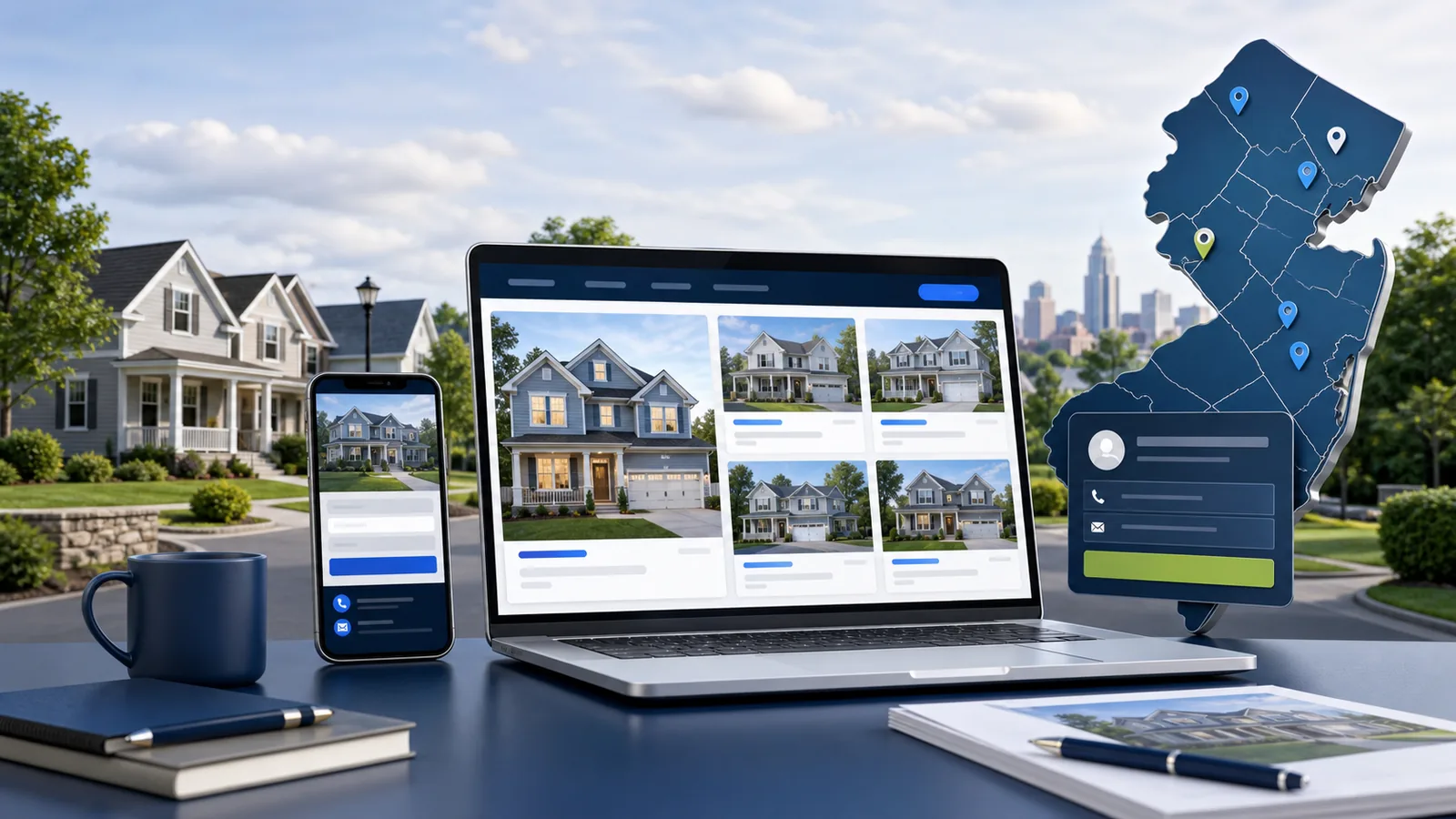 New Jersey Real Estate Website: Listings, Buyer Leads, and Seller Valuations