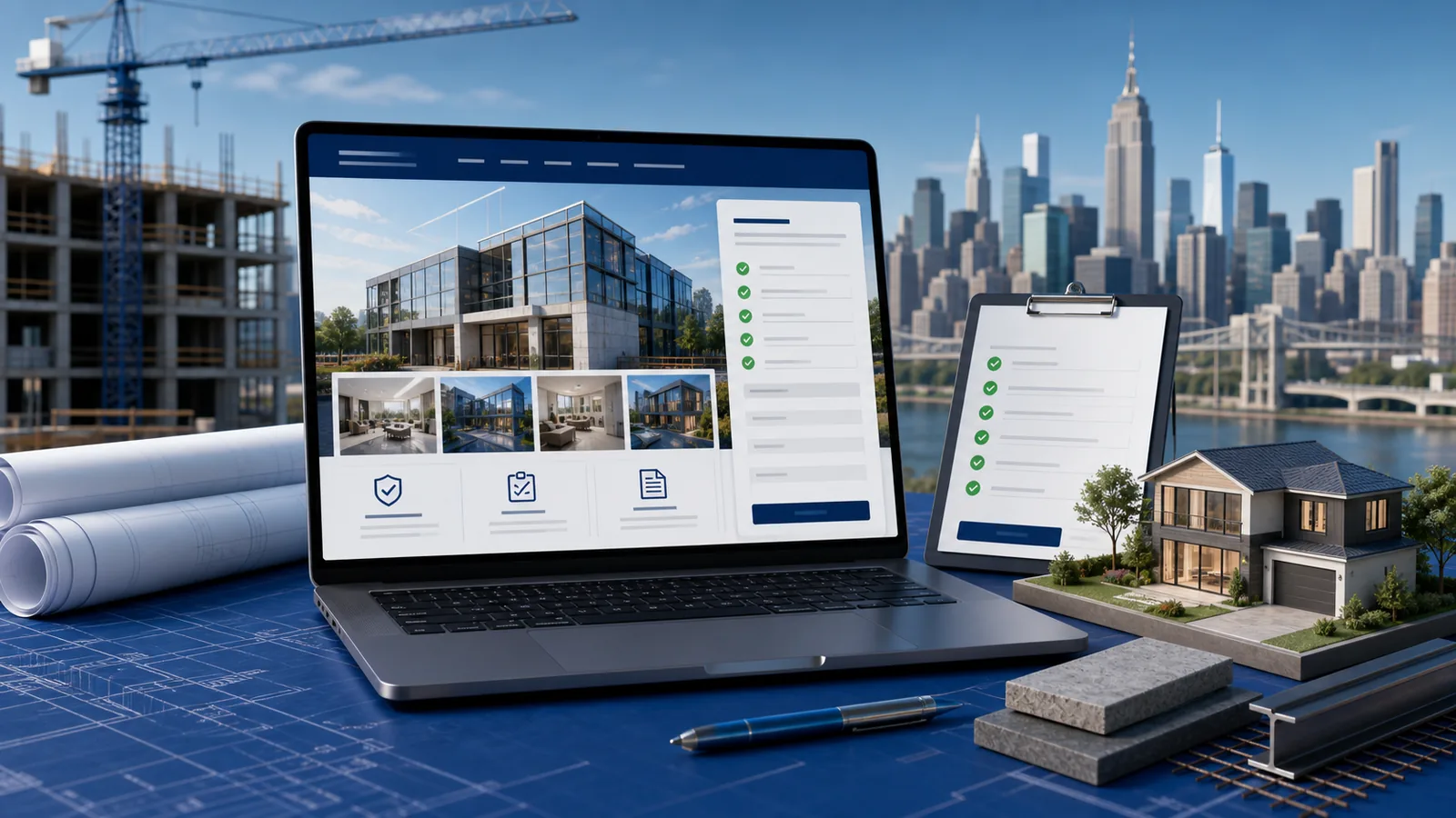 New York Construction Company Website: Build Trust and Project Enquiries