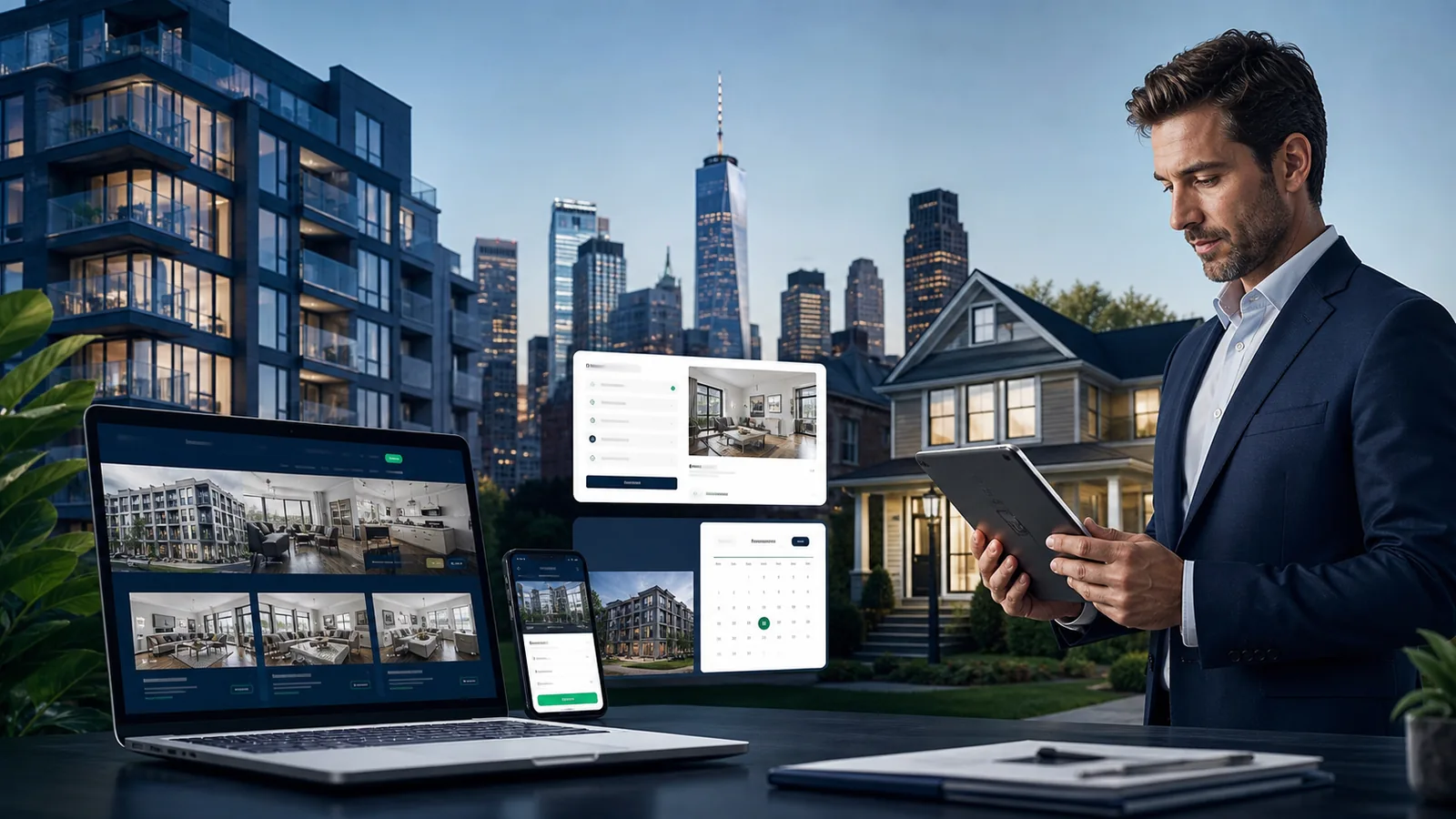 New York Real Estate and Property Management Website: Listings and Owner Leads