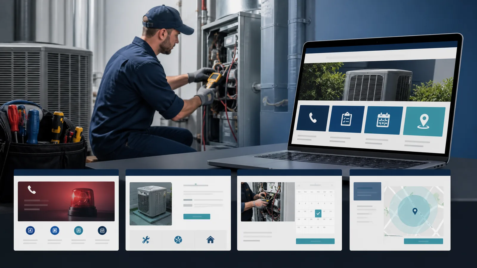 HVAC Installation and Repair Website Cost: Features and Free Estimate
