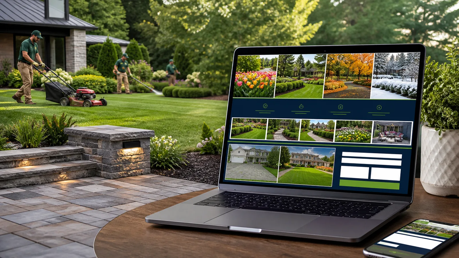 Landscaping Business Website Cost: Galleries, Seasons, and Estimates